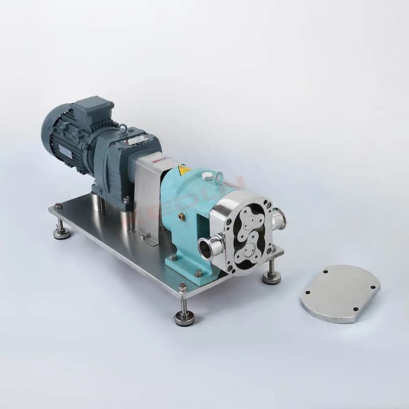 Stainless Steel Sanitary Mechanical Lobe Pump for Honey Liquid Customized OEM Support