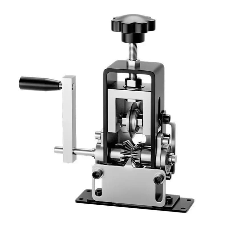 New wire stripping machine Cable iron frame Small household hand crank peeling machine Manual peeling