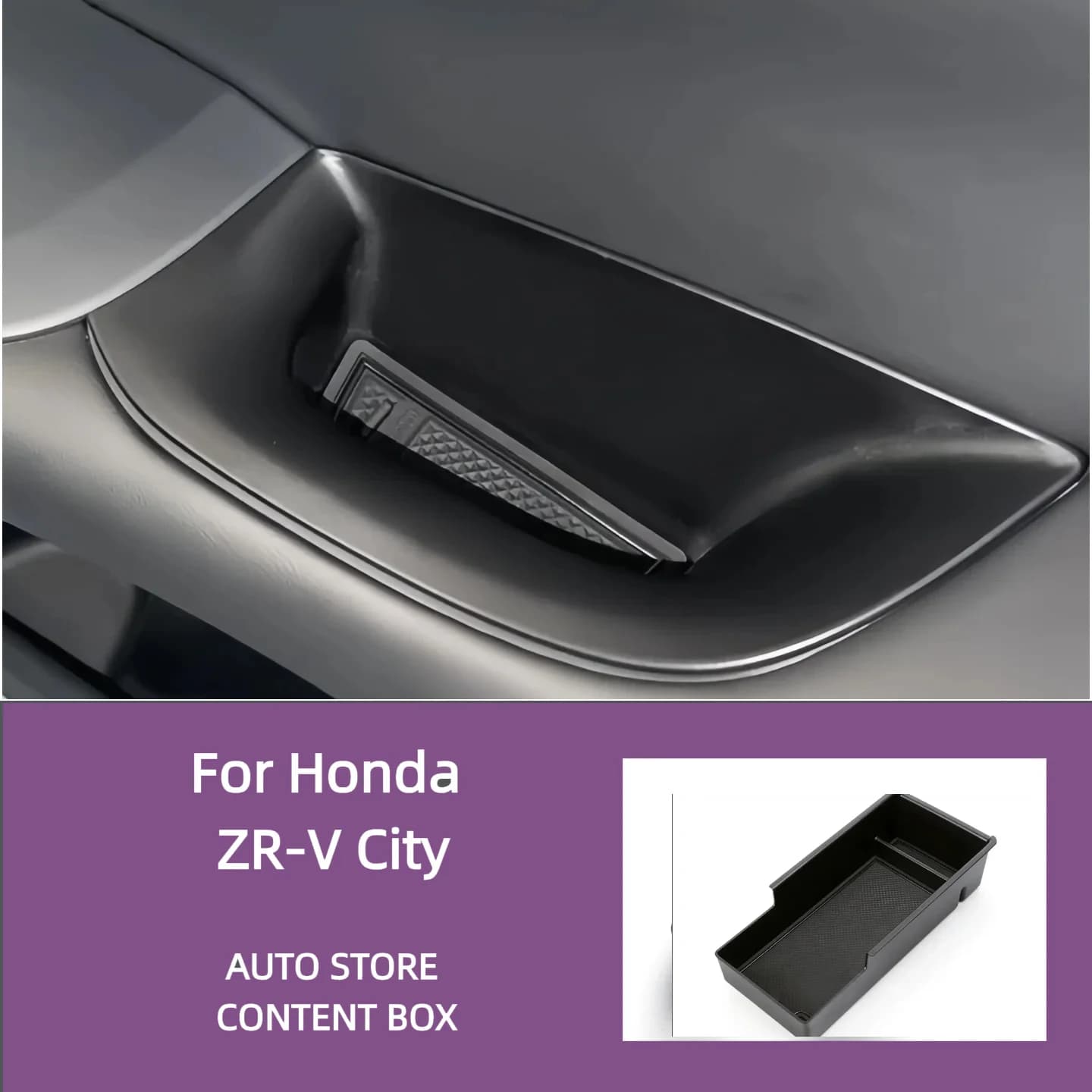 For Honda ZR-V Door Door Handle Storage Box HR-V Car Modification Door Channel Storage Box Storage Box