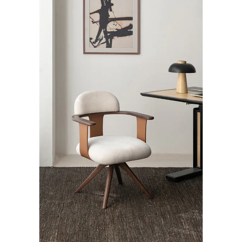 Computer chair comfortable soft bag backrest simple study, medieval casual rotating office chair