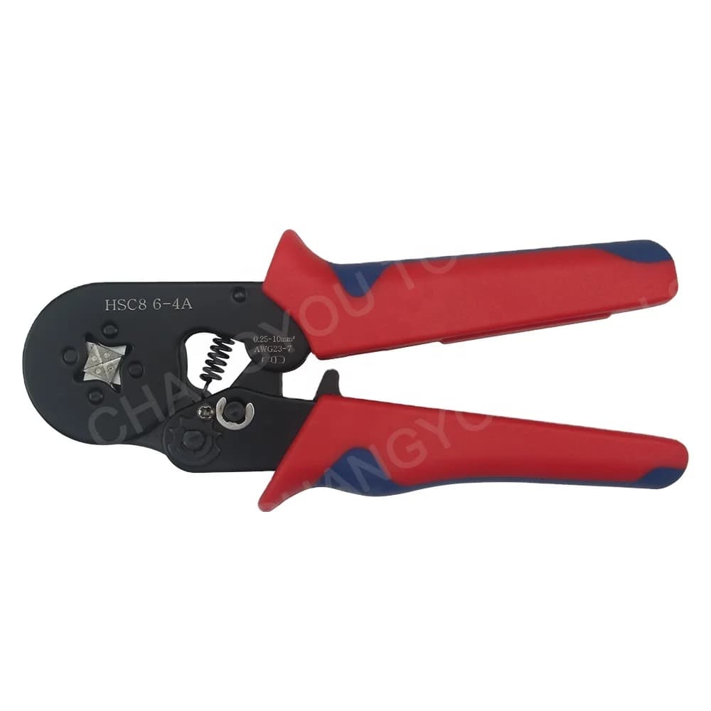 HSC8 6-4A VE Tubular Copper Crimp Insulated Tool Pliers Electric Wire Cord End Connectors Terminals Kit