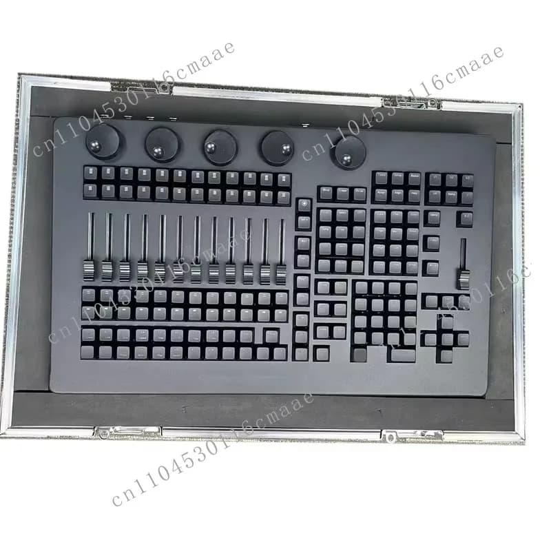 144-Key MIDI Console with 8 Knobs, 11 Faders, Fresnel Light, Multifunction MIDI Mixer Controller, IP33, AC 110V