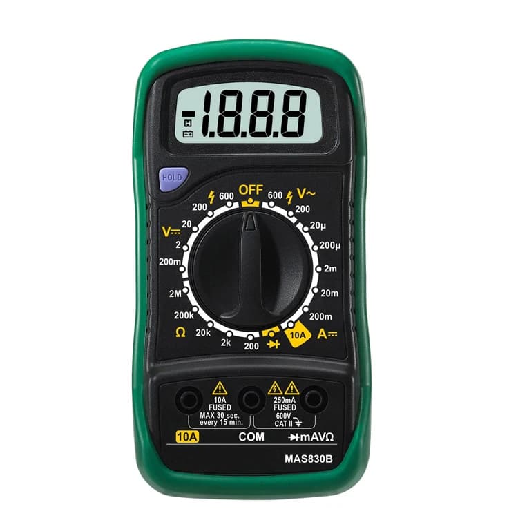 High Quality Digital Multimeter MAS830B Professional Tester AC DC Current Clamp Price with Oscilloscope Sale Smart Panel Clamp