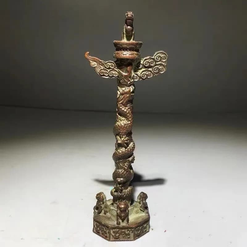 Vintage items collected from rural areas: Chinese traditional ornaments, Tiananmen Dragon Pillar, Pixiu, Lion, Zodiac Dragon, an