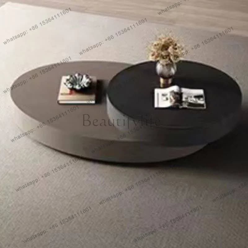 Italian Minimalist Coffee Table Decoration Modern Luxury Simple Clear Side Table Aesthetic Designer Meubles Salon Furniture