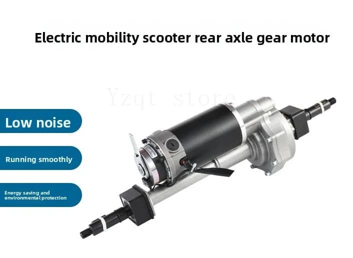 7516-350W 24V elderly scooter washing machine, rear axle drive DC gear motor