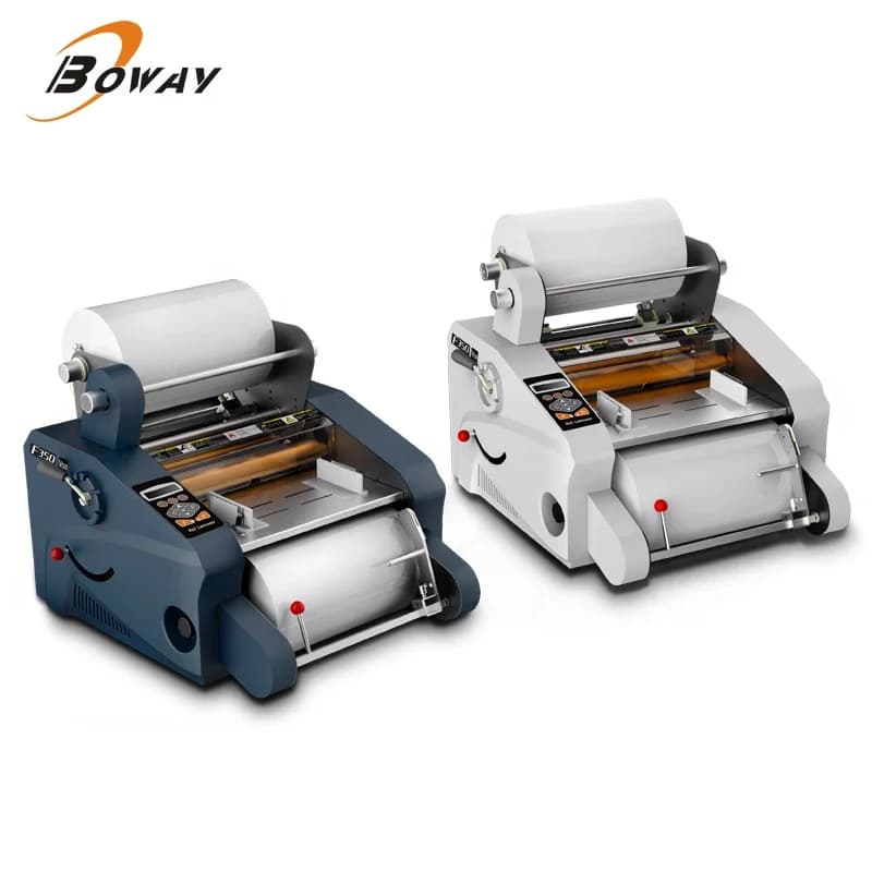 BOWAY F350 Hot&Cold Roll Laminating Machine CE ISO Laminator Machine