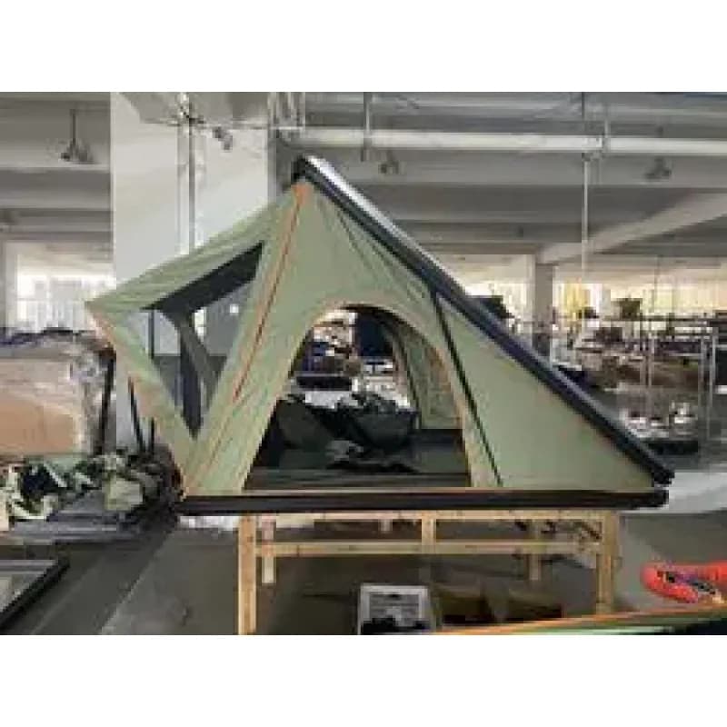 High Quality Aluminum Triangle Hard Shell Camping Tent, Waterproof 2 Person Outdoor Rooftop Tent