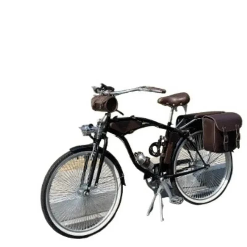 Retro bike, light luxury bike, black, cycling bike