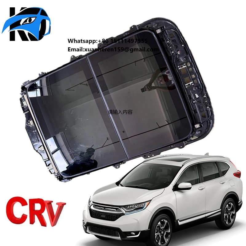 Disassembled Wholesale Price Used Original Moonroof Sunroof Glass Assembly With Motor Frame And Curtain For Honda CRV 2018-2021