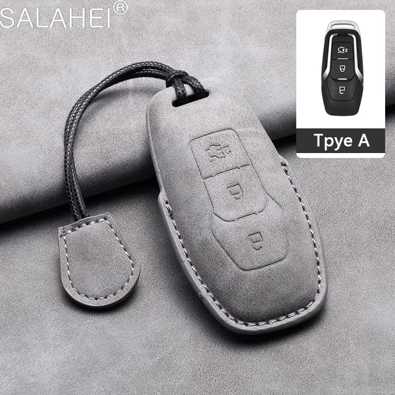 Car Key Case Cover Shell For Ford Focus 3 4 ST Mondeo 5 MK5 Mustang F-150 Explorer Edge Fiesta Kuga MK3 4 Holder Car Accessories