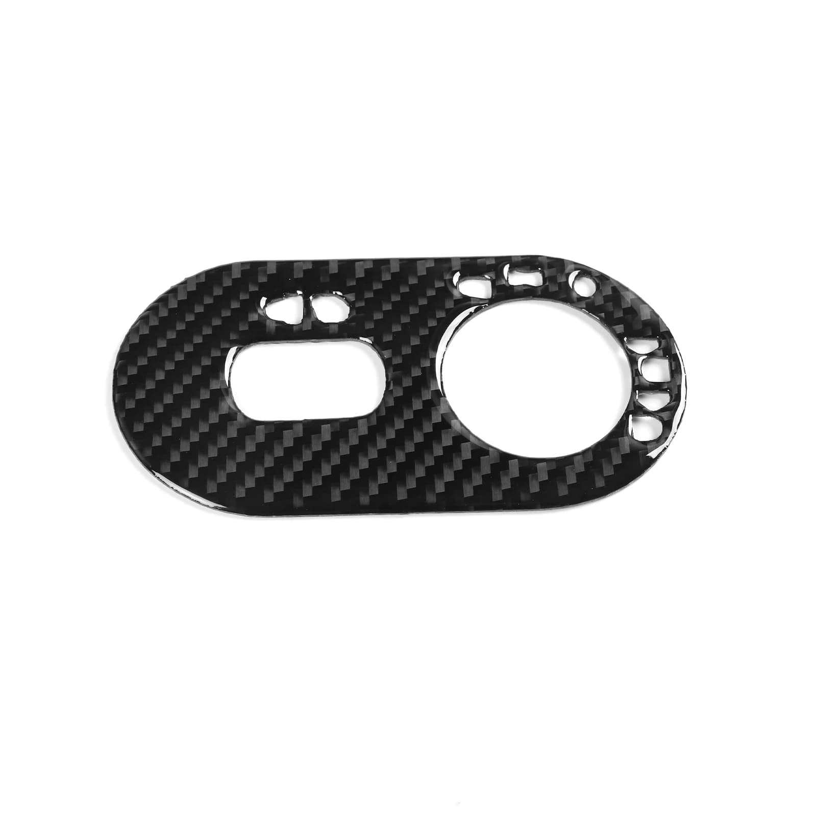 For Seat Ibiza 2003-2008 Cordoba 2003-2010 Real Carbon Fiber Headlamp Control Switch Cover Trim Panel Car Accessories Sticker