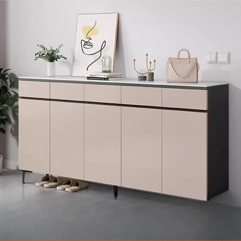 Drawer Tall Shoe Cabinet Strong Storage Beutiful Metal Tall Shoe Cabinet Modern Space Saving Armario Zapatero Furniture For Home