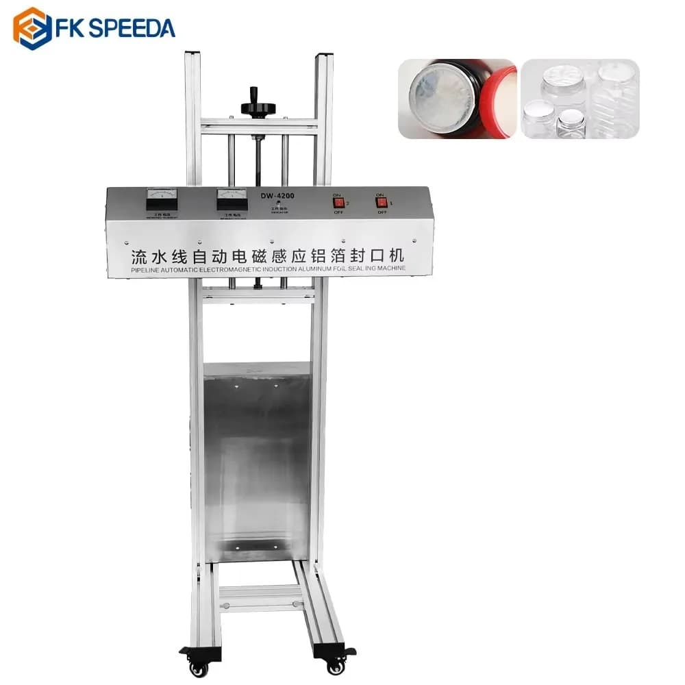 Automatic Continuous Band Sealer Machine Horizontal Bag Sealing for PVC Films 110V Packaging Equipment