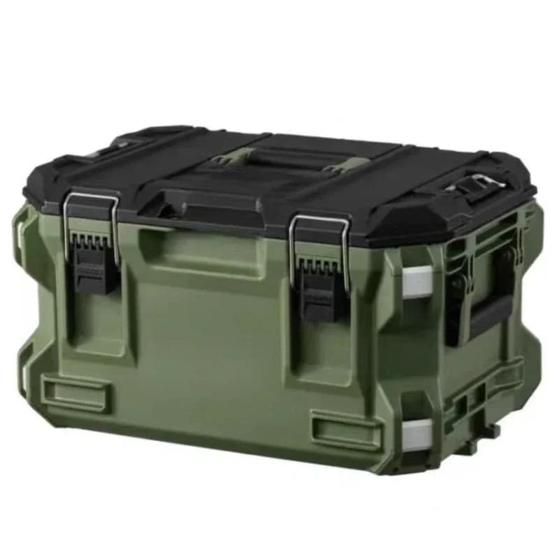 Stacked toolbox three-piece system toolbox, storage box hardware toolbox