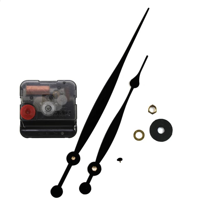 Large Wall Clock Quartz Movement 12888 Young Town Round Hole High Torque Sweep Screw Axis Accessory With Long Hands DIY Kits