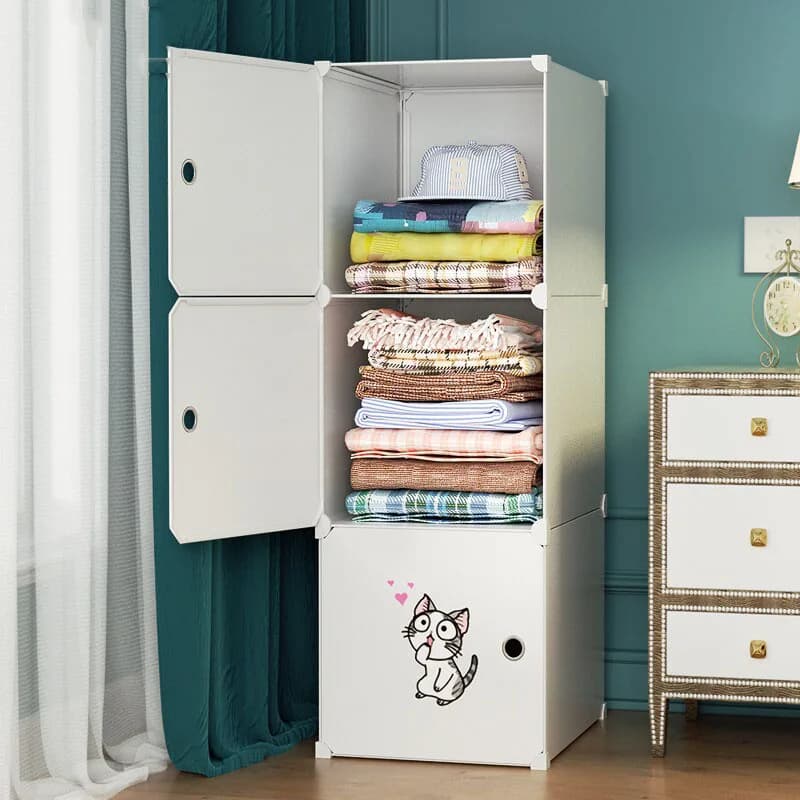Simple Vintage Closet Professional Room Decor Large Size Fashion Interior Safe Wardrobe Save Space Guarda Roupa Salon Furniture