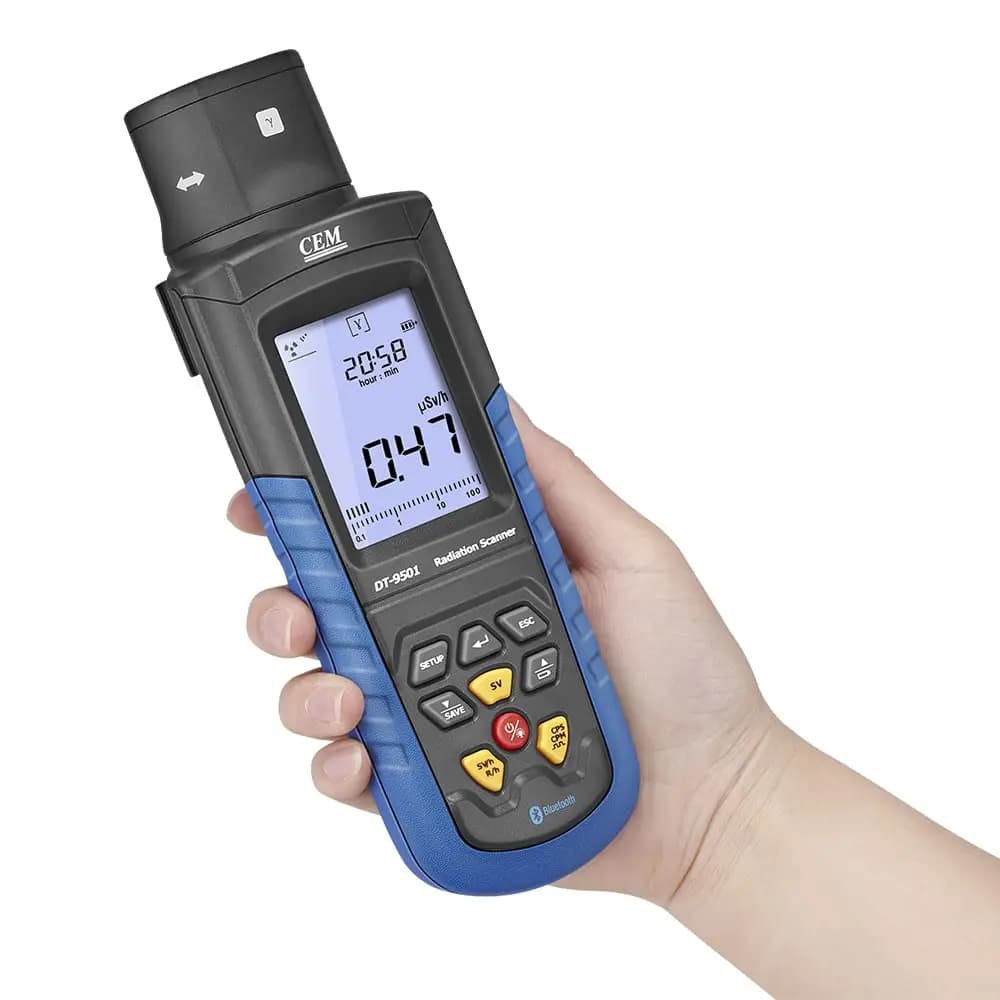 Professional Nuclear Radiation Detector Geiger Counter Nuclear Radiation Scanner Alpha Beta Gamma X Ray Detector Handheld