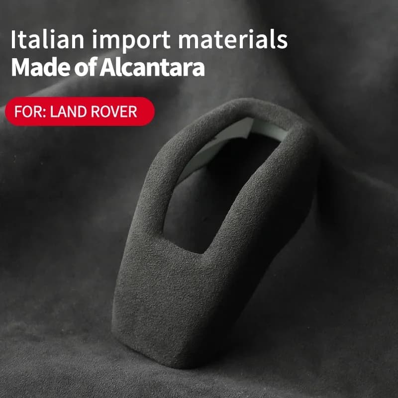 Center Control Gear Lever Cover Suede Interior Protective For Land Rover Discovery Sport Evoque Jaguar XEL Range Rover Sport