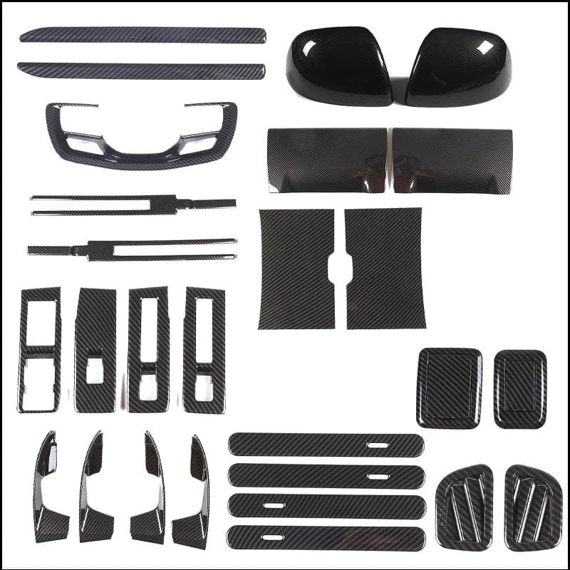 For Land Rover Range Rover Vogue L460 2023+ ABS Carbon Fiber Car Interior Decoration Frame Decorative Stickers Accessories