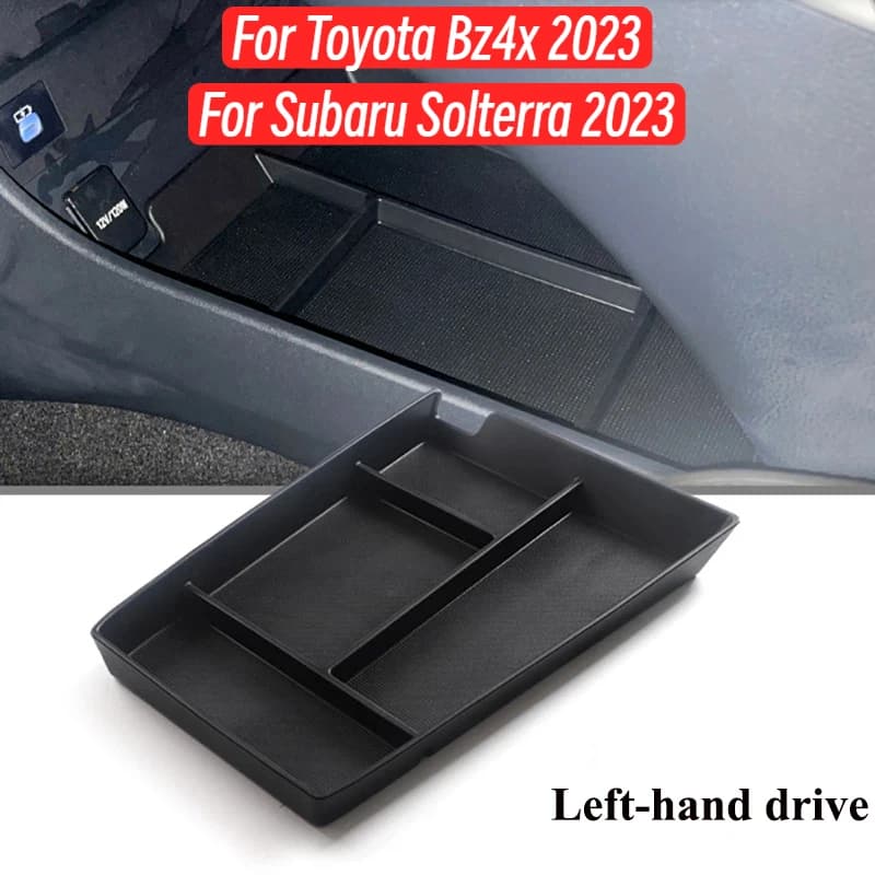 Car Console Armrest Lower Container Storage Box Organizer Tidying for Toyota Bz4x for Subaru Solterra 2023 Interior Accessories