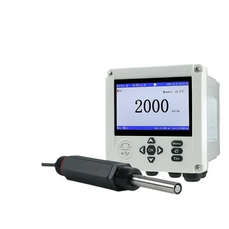 Conductivity Recorder Online Monitor Sensor Industrial Wastewater Treatment Water Quality Testing Electrode Probe