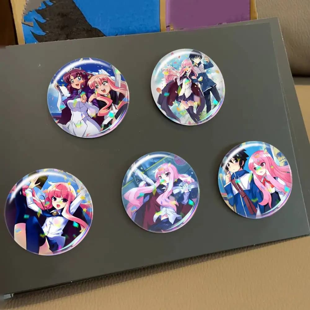 Z-Zero no Tsukaima   Laser Badge Creative Pins Brooch for Bag Clothes Hat Decor Gifts Fans Collect