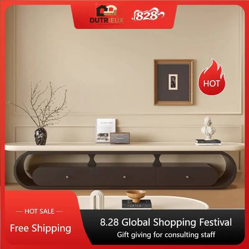 Luxury Drawers Tv Cabinet Storage Design Nordic Long Modern Tv Cabinet Living Room Apartments Fernsehtisch Furniture For Home