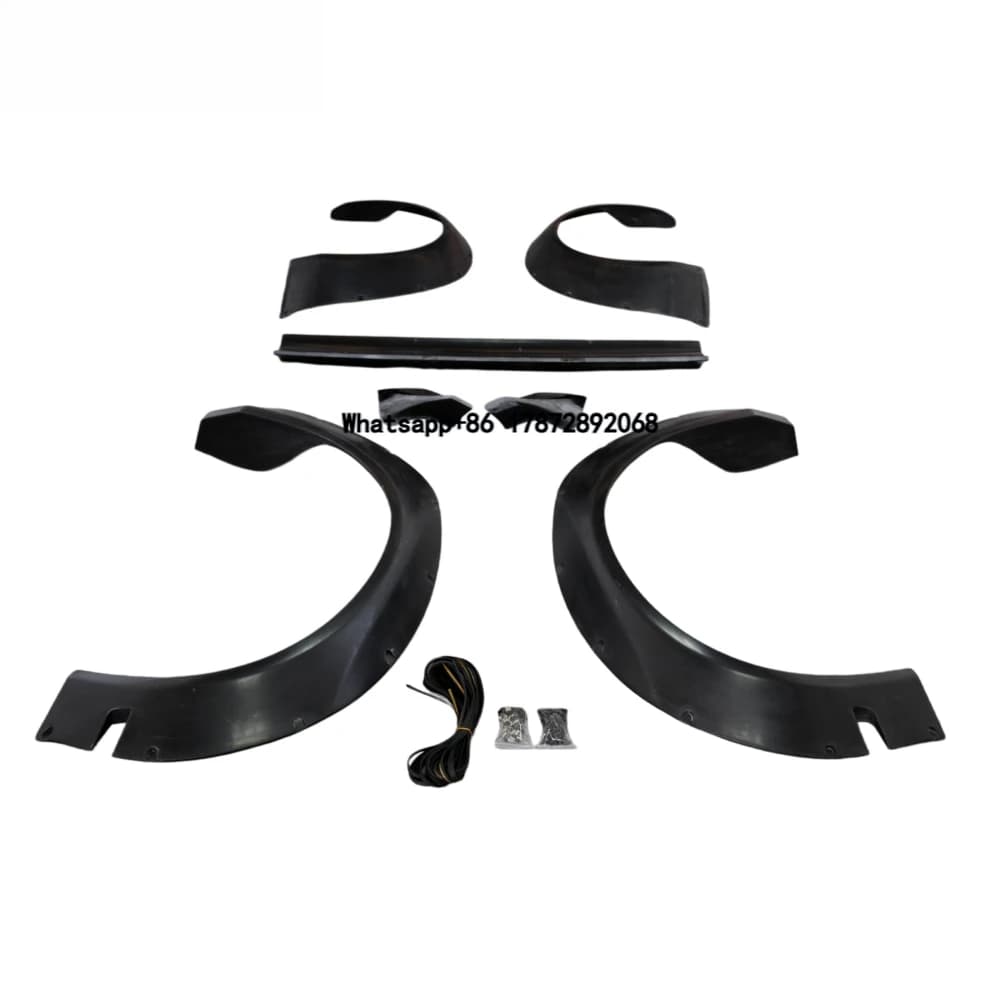 Dodge Challenger Fiberglass Rear Fender Flares and Trunk Spoiler for Dodge Challenger