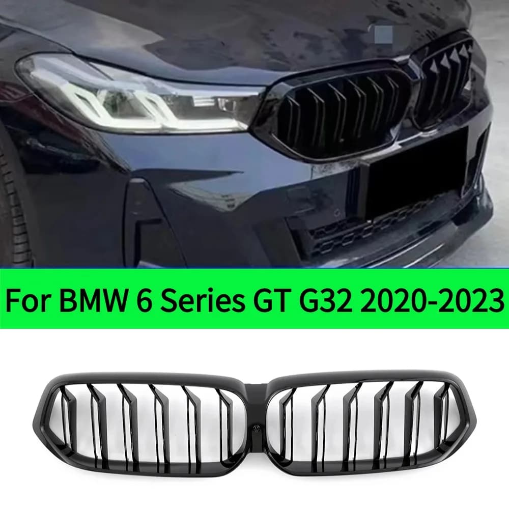 BMW 6 Series GT G32 2020-2023 Front Inlet Grill Bumper Grille Radiator Grid Hood Mesh Kit Perfect Match Accessories