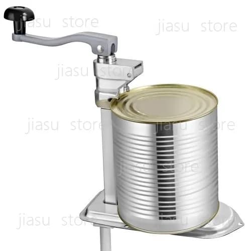Commercial Desktop Rotary Manual Can Opener, Heavy Duty Can Cutter for Hotel & Catering Use