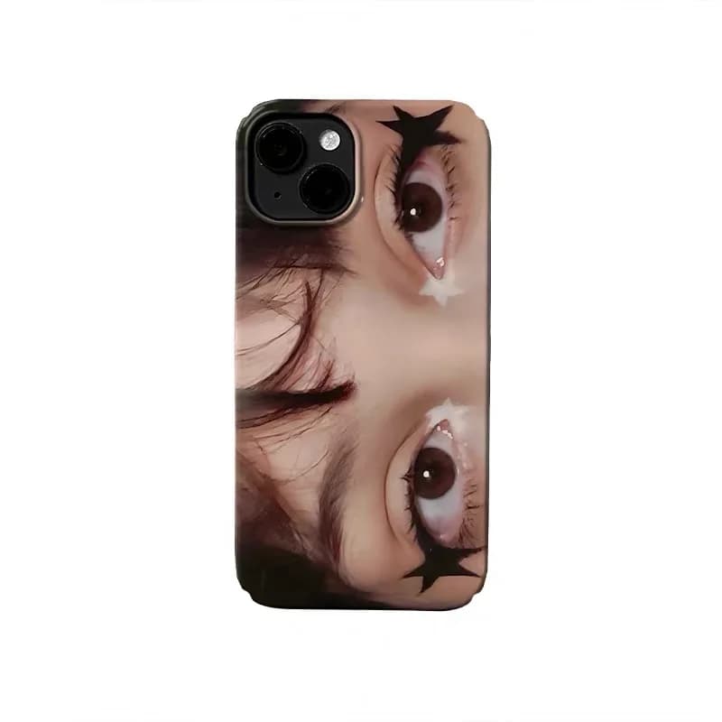 Brown Star Eyed Girl Phone Case for IPHONE 17 Air 16E 15 PROMAX 14 Plus 13 12 MINI 11 PRO 16Plus XR XS MAX Acrylic Phone Cover