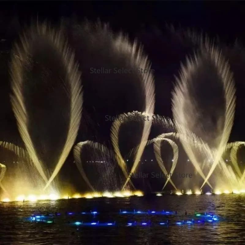 Plaza Water Features Variety Changing Stainless Steel Water Show Water Fountain for Showing