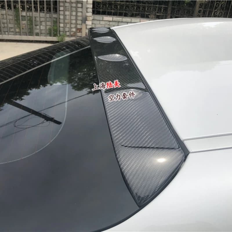 FOR Toyota Supra A90 2019  2020 2021 FRP roof spoiler lip Car Styling Carbon Fiber  FRP top wing