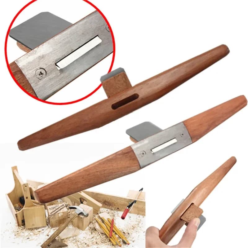 3CM Flat Bottom Spokeshave Edged Handle Tools Plane Woodworking Wood Tool
