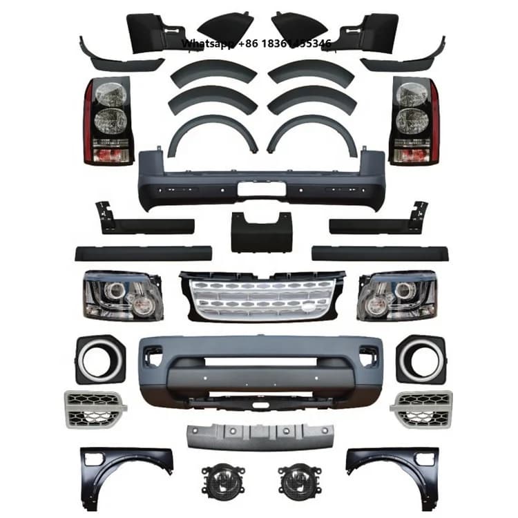 For  bumper and light fixture LR3 UP 2010 LR4 full body kit including