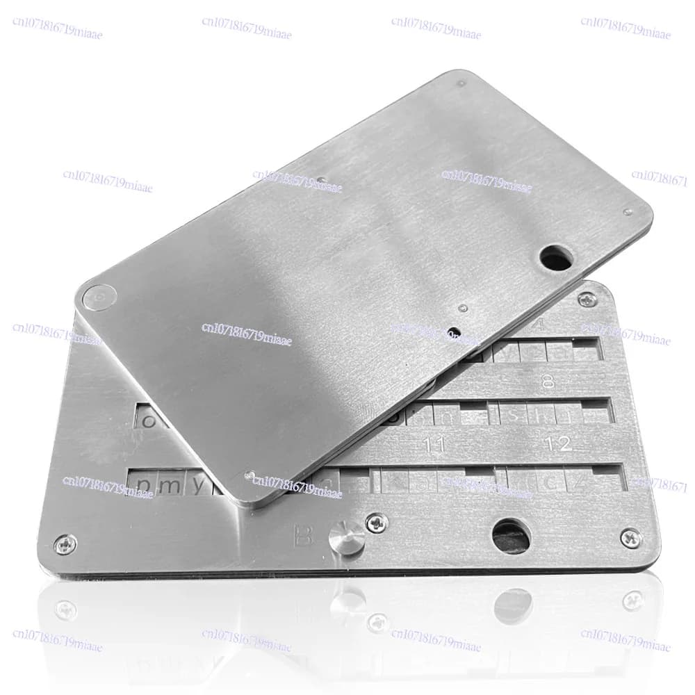 Stainless Steel Mechanical Password Record Book Stainless Steel Mechanical Password Record Book
