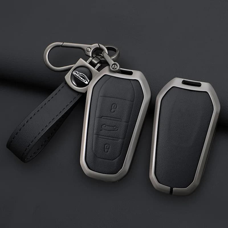 Zinc Alloy Car Key Case Cover Shell for DS DS7 DS5 DS6 DS9 New Energy DS4 Dias Protective Key Chain Bag Keyless Auto Accessories