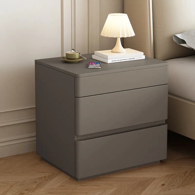 Hidden swipe Bedside tables card induction unlocking bedroom Storage locker home Comfortable mesita de noche room furniture