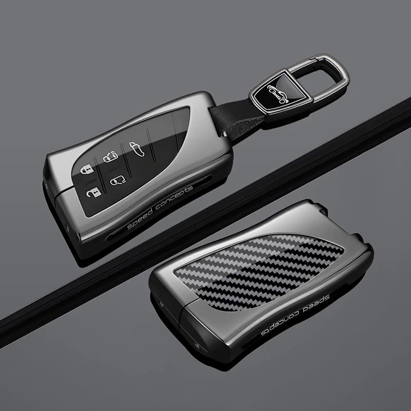 Zine Alloy Carbon Fiber Car Key Case Cover For Lexus NX ES UX US RC LX GX IS RX 200 250h 350h LS 450h 260h 300h UX200 Accessory