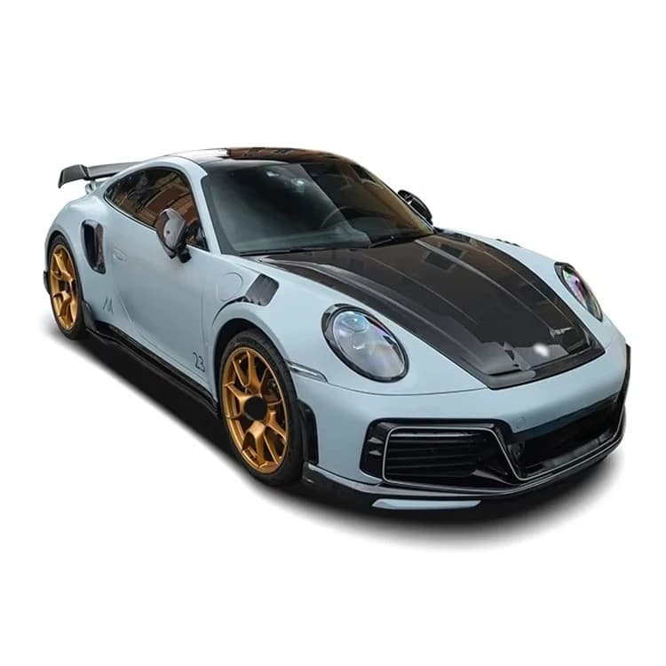 Car Accessories Body Kit Auto Body Systems Upgrade Bonnet Hood  911 992 TKT Style Dry Carbon Fiber Hood for 2019-2026