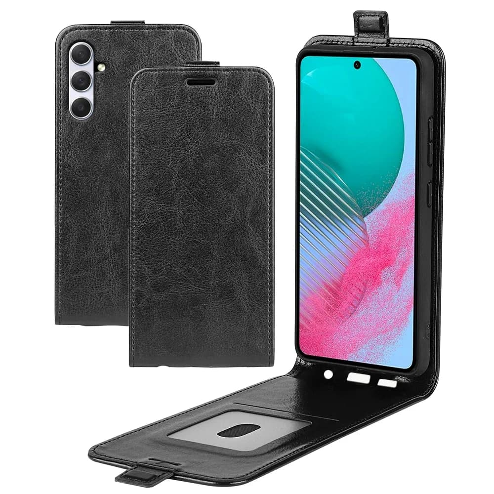 For Samsung Galaxy M54 M52 M55 M33 M23 M12 M21 M31 M31S Flip Vertical Case Retro Leather Shockproof Cover M51 M11 F23 Bags Case