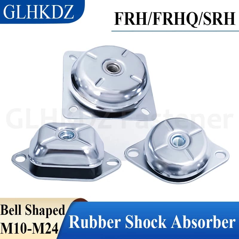 FRH/FRHQ/SRH Bell Shaped Rubber Shock Absorber Crash Pad Generator Water Pump Air Compressor Anti Vibration Buffer Pad
