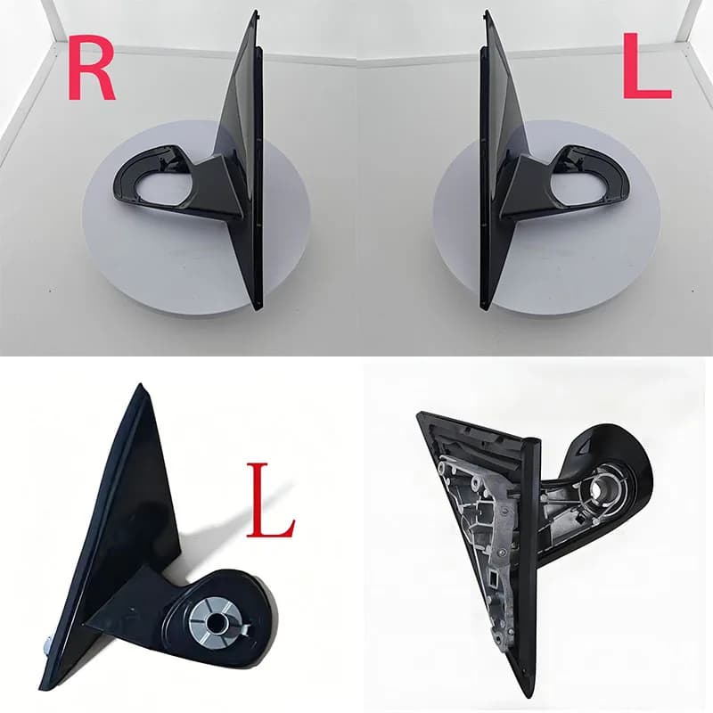 Car Side Mirror Triangle Base Bracket For BMW 5 Series G30 G38 G31 Glossy Black & Aluminum Support Triangle Bracket