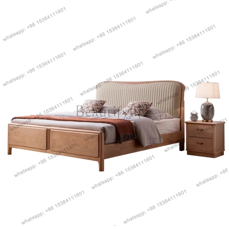 YJ Clearance Frame Double Bed Mattresses Decoration Luxury Loft Double Bed Bedroom Freeshippings Camas De Dormitorio Furniture