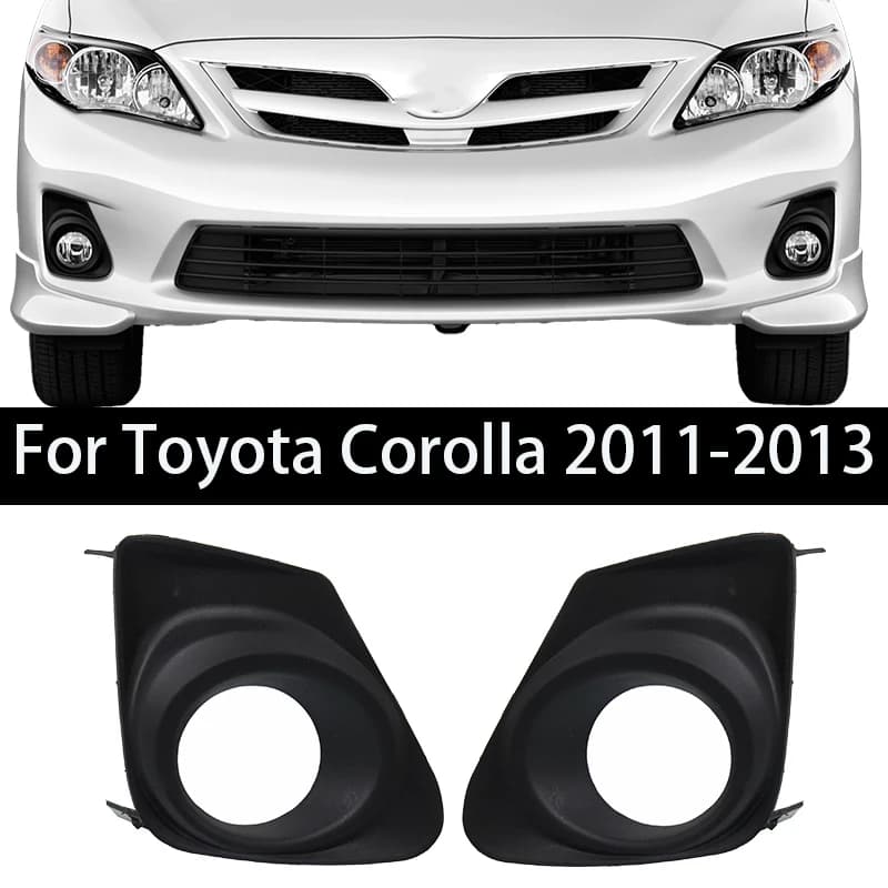 Fog Lamp Frame Front Bumper Fog Light Bezel Cover Trim For Toyota Corolla 2011-2013 Car Accessories