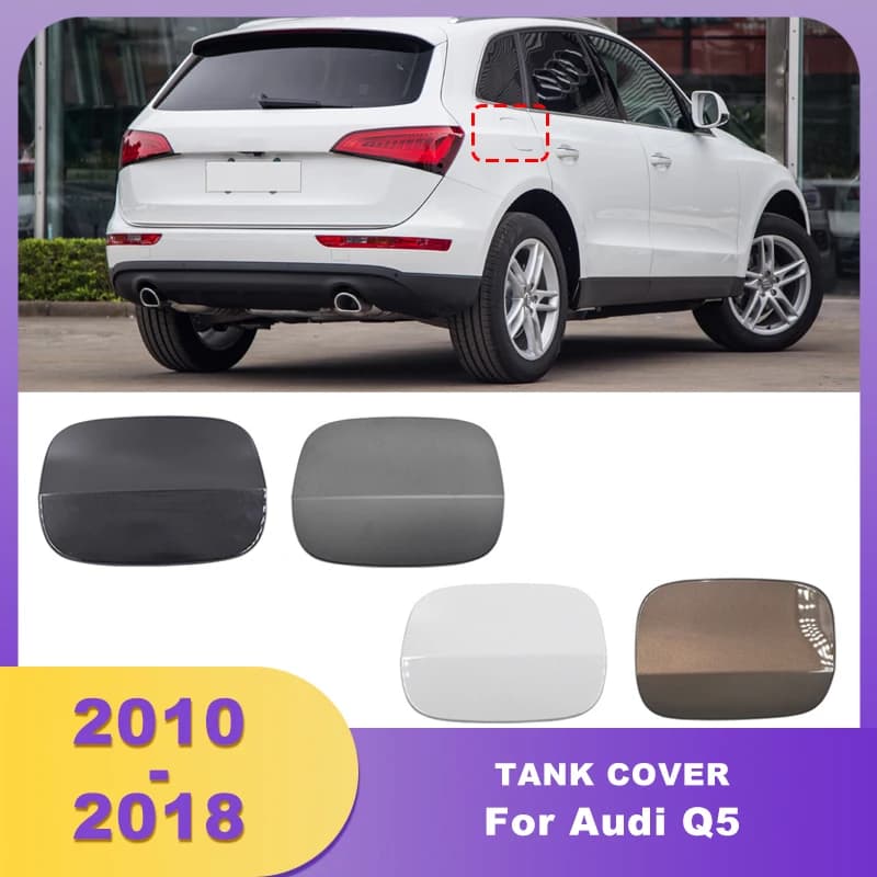 Car ABS Tank Cover Fuel Gas Cap Lid For Audi Q5 2010 2011 2012 2013 2014 2015 2016 2017 2018 8R0 809 907A