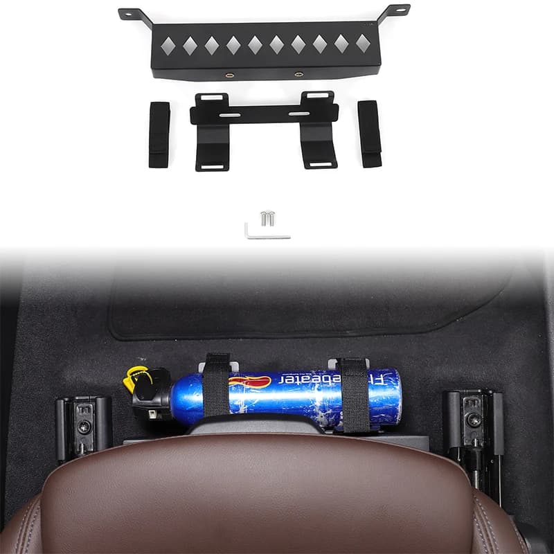 For BMW X3 G01 2018-2023 aluminum alloy black car co-driver seat extinguisher bracket car interior modification accessories