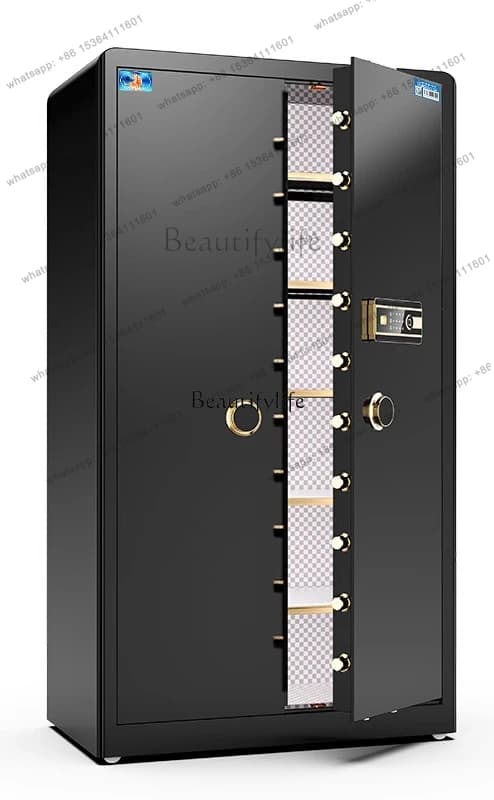 55Safe Home Commercial Large Office Single Door Fingerprint Password Double Lock Anti-theft Safe