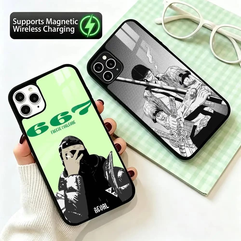 Rapper Freeze PC-Corleone 667 Singer  Phone Case For iPhone17,16,15,14,13,12,11 Plus,Pro Allows magnetic wireless charging